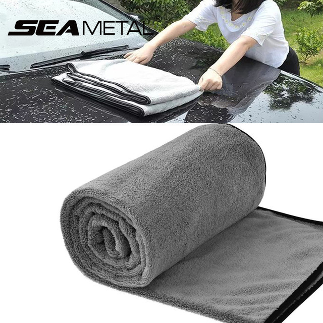 100x40cm Microfiber Car Wash Towel High Water Absorption Cloth Premium  Micro Fiber Auto Towel Fast Drying For Car Cleaning Parts - Sponges, Cloths  & Brushes - AliExpress